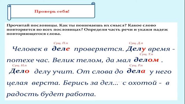 lV четверть Русский язык 4 класс Урок №26 смотреть онлайн