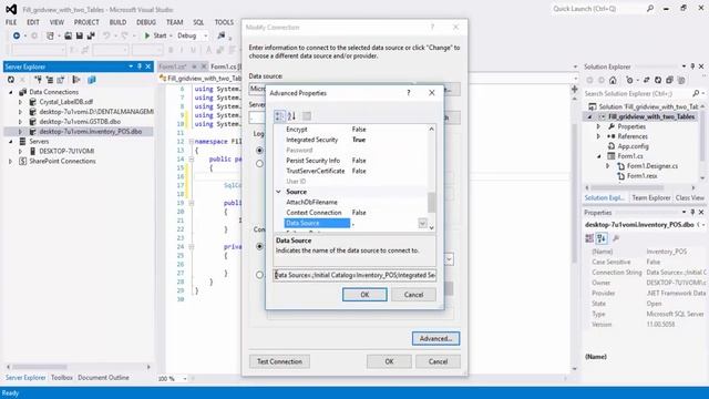 Fill Gridview with two Tables - In C# Windows forms смотреть онлайн