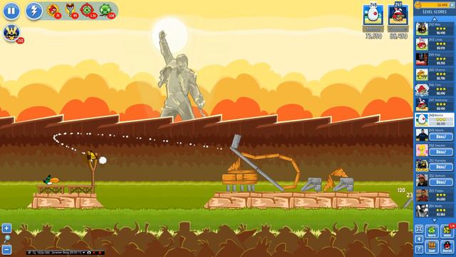 Angry Birds Friends Tournament Week 68 Level 3 High Score 93k (No Power-ups) on a PC смотреть онлайн