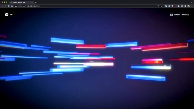 Three.js Interactive Hero Section with lots of post-processing смотреть онлайн