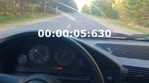 БМВ е34 М20 разгон от 0 до 100!
