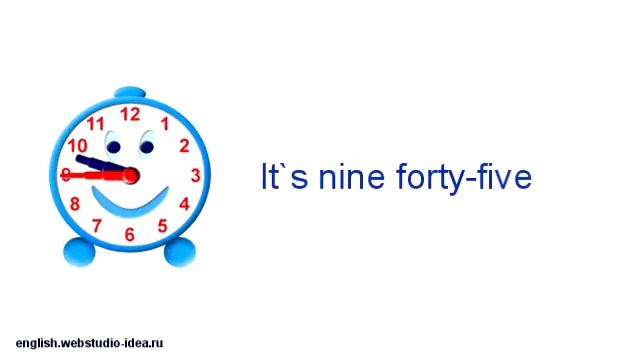 Время, часы на английском для начинающих смотреть онлайн