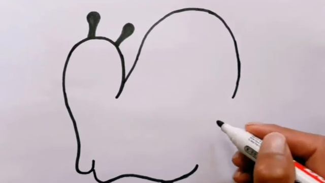 КАК НАРИСОВАТЬ легко и просто Улитку.. смотреть онлайн
