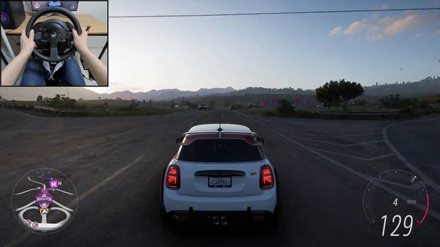 Forza Horizon 5 - Mini Cooper GP [Steering wheel gameplay] смотреть онлайн