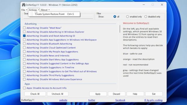 How To STOP Windows10 11 Spying & Advertising DATA Telemetry Leaks смотреть онлайн