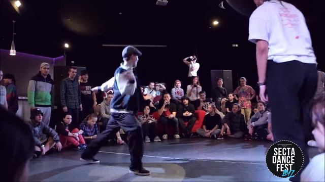 SECTA DANCE FEST 2017| HIP-HOP 1/4 | РЫБА vs САЙОРА смотреть онлайн