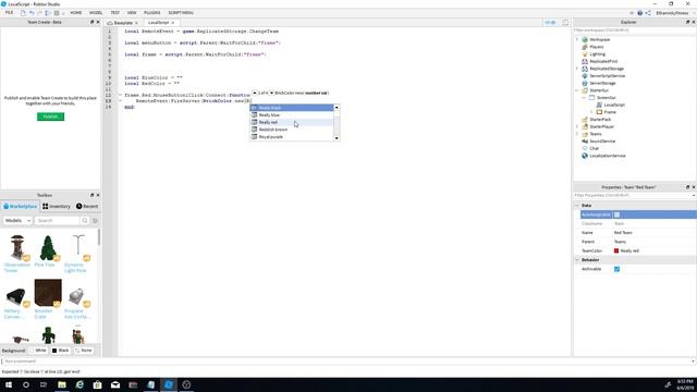 How To Make A Team Change GUI on Roblox смотреть онлайн