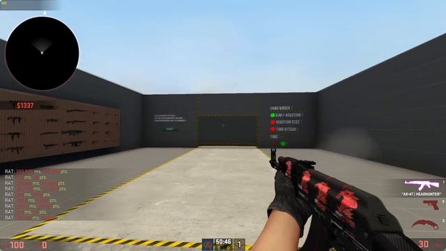 Aim React [Experimental] (Тренируем реакцию и аим в CS:GO) смотреть онлайн