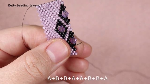 Brilliant Beading bracelet with 2 colors seedbeads and bicon beads.beading tutorials смотреть онлайн