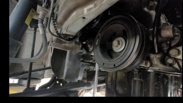 How to install a Stretch belt / Serpentine belt on a Chevrolet Spark смотреть онлайн