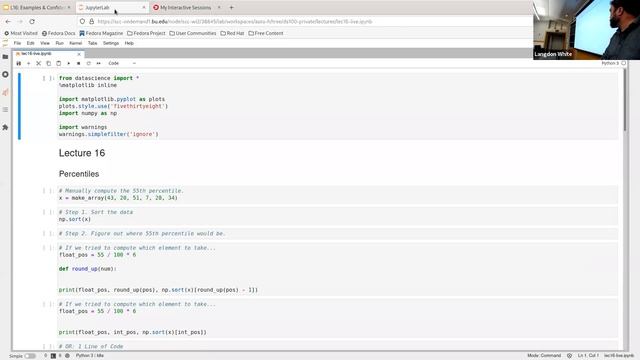 L16: Examples & Confidence Intervals