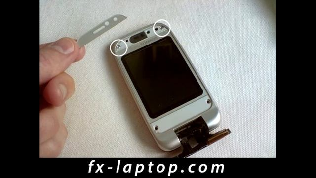 Disassembly Sony Ericsson Z750i - Battery Glass Screen Replacement смотреть онлайн