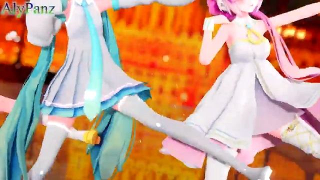 Поедим туда где царит снег и холода. Да Да Да!! | MMD | Love！Snow！Real Magic! (Rus) смотреть онлайн