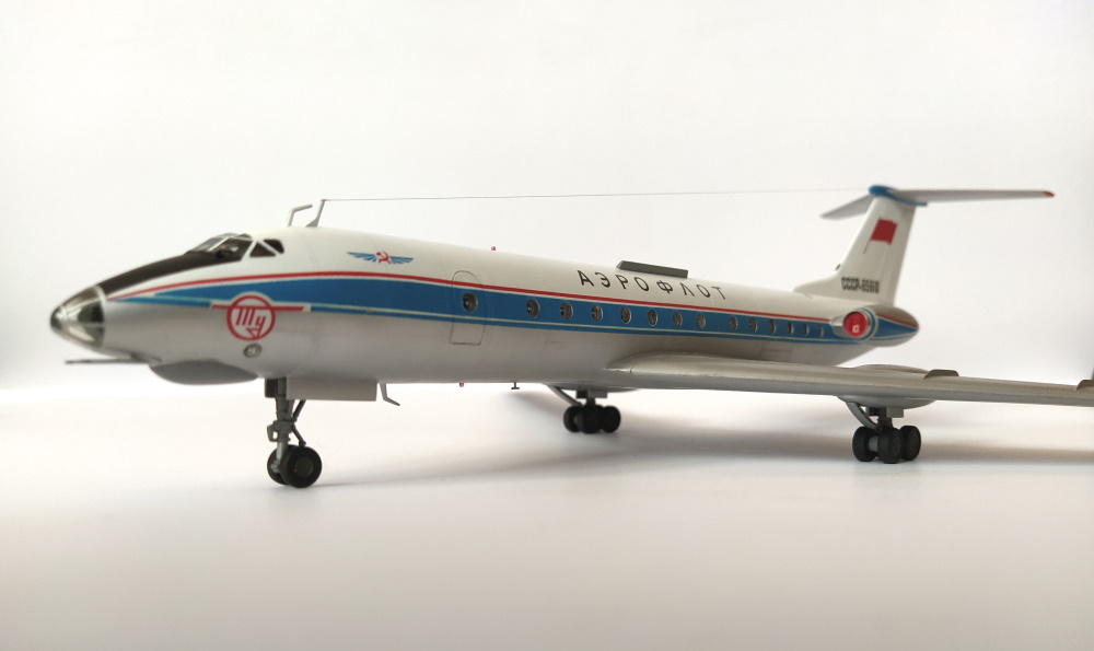 Постройка TU-134 VEB Plasticart