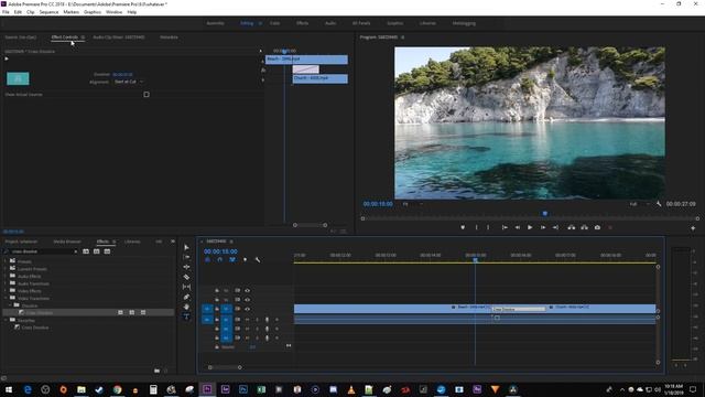 Premiere Pro - How to Fade Clips Together (Fade Transition Effect) смотреть онлайн