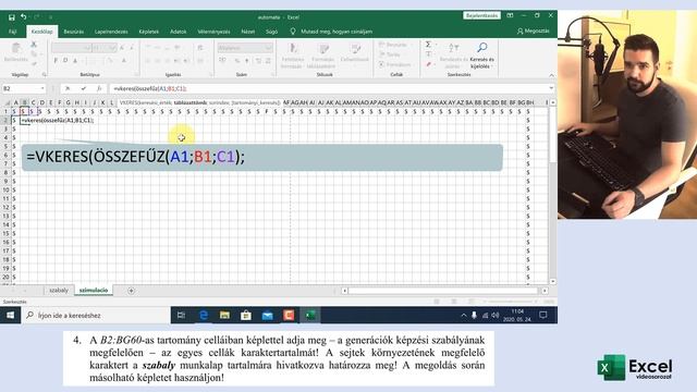 Excel - Emelt szintű érettségi (2020. május) | Excel videosorozat 25. rész смотреть онлайн