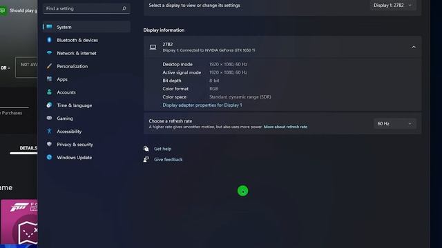 How To Change The Monitor's Refresh Rate In Window 11 смотреть онлайн