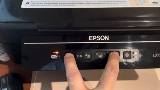 How to reset your Epson L355 printer with orange light смотреть онлайн