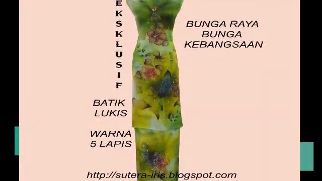 Batik Terengganu Sutera Iris.avi