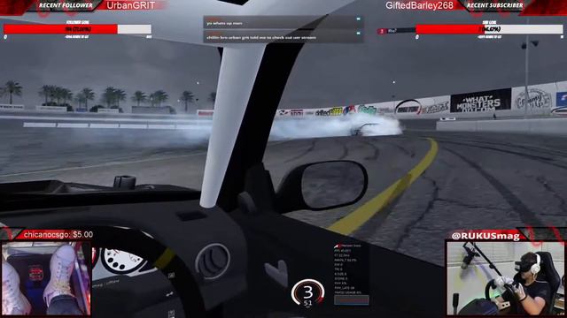 RANDOM TANDEMS - Irwindale - PRO/AM - Day 60 - VR DRIFT - Assetto Corsa - Thrustmaster NRG wheel смотреть онлайн