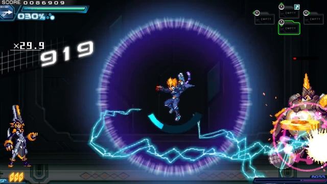 Azure Striker Gunvolt 2 - All Bosses [GV, No Damage/Prevasion/Skills] смотреть онлайн