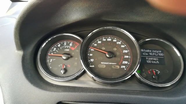 Renault Megane III gt220 stock przyspieszenie acceleration 2.0 turbo 220KM смотреть онлайн