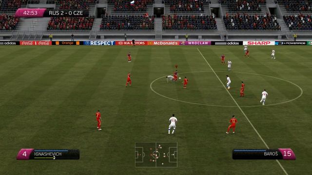 ОЧЕНЬ эмоциональный игрок в UEFA Euro 2012 (ShadowStorm) смотреть онлайн