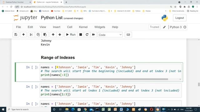 Python Beginners Tutorial - Python Lists смотреть онлайн
