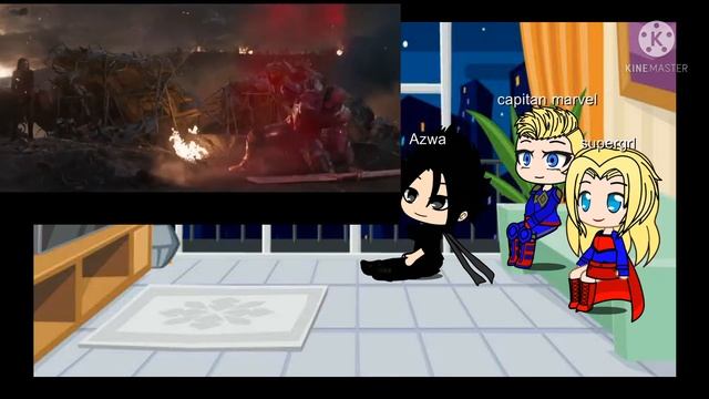 Supergirl,capitan marvel + MHA teacher reaction avengers смотреть онлайн
