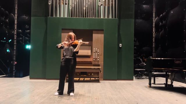 Bach - Preludio from Partita Nr.3 E-major for Solo violin (with baroque violin) смотреть онлайн