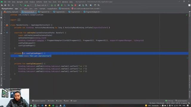 Como criar TABLAYOUT com ViewPager2 смотреть онлайн