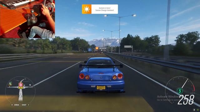 Nissan Skyline R34 GTR - Forza Horizon 4 | Logitech g29 + Shifter gameplay смотреть онлайн