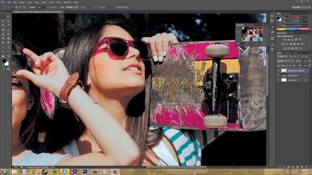 Photoshop CS6 Tutorial - 15 - How to use the Navigator Panel смотреть онлайн