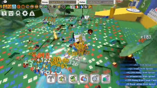 How to Farm Royal Jellies │ Bee Swarm Simulator смотреть онлайн