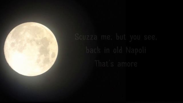 That's Amore (w/lyrics) ~ Dean Martin смотреть онлайн