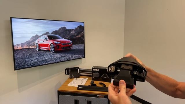 2018+ KIA Stinger with Thule Evo Clamp + WingBar Evo Roof Rack Crossbars смотреть онлайн