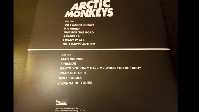 Arctic Monkeys AM Vinyl Lp