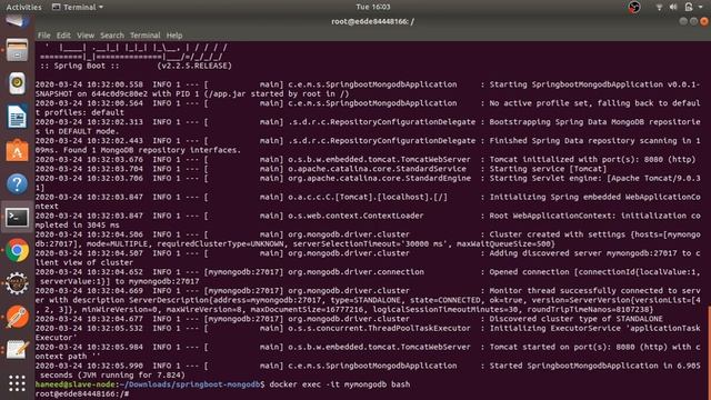 Deploying Spring Boot and MongoDB as Containers Using Docker and Docker Compose смотреть онлайн