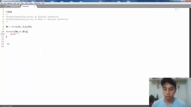 13. Programación en PHP | Bloque de Control | FOREACH смотреть онлайн