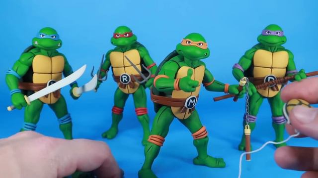 Turtles & Foot Wave 2 | NECA Teenage Mutant Ninja Turtles Figures Review