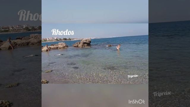 Rhodos Kallithea Beach Родос купание в бухте Каллифея #Shorts смотреть онлайн