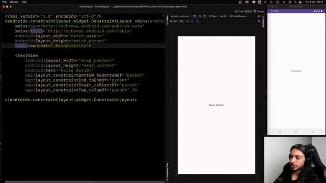 O CONSTRAINT LAYOUT RESOLVE ESSE PROBLEMA | Android Studio Tutorial смотреть онлайн