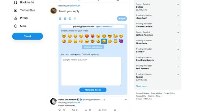 ChatGPT for Twitter (Nobody's gonna know) смотреть онлайн