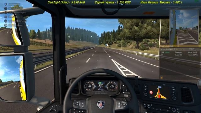 ETS 2(1.36) Воскресений конвой "Каравана". Сардиния(Италия) - Австрия - Словакия. смотреть онлайн
