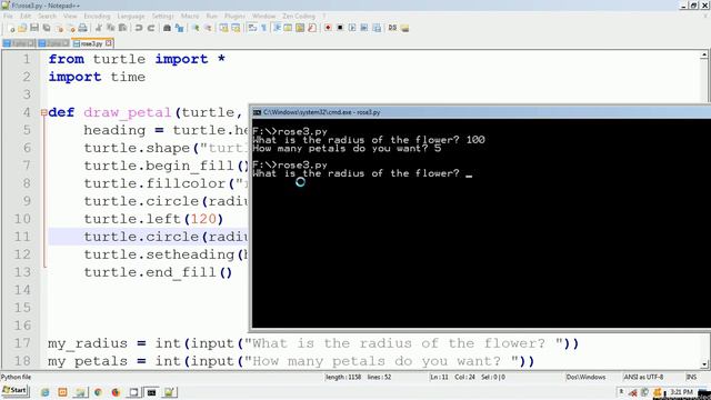 Rose Day Program | Python Turtle Graphics | Hindi | By Pankaj Panjwani смотреть онлайн