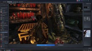 Tomb Raider обрезанный интерфейс на экране