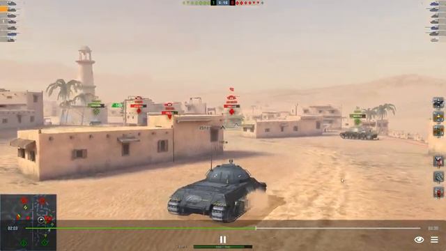 ДАЖе лаги не помешали победить ИС3-Защитник WOT Blitz смотреть онлайн