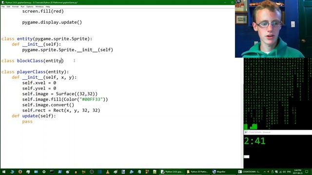 How to Make Python 2D Platformer Video Game Part 5 | Platform Class смотреть онлайн