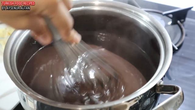 Turkish Chocolate Pudding "SUPANGLE" / Interesting Hint For Perfect Texture смотреть онлайн