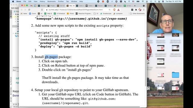 CS 124 UI—6: React: Publish to GitHub Pages смотреть онлайн